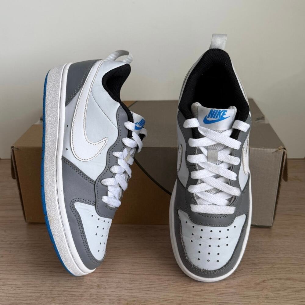 Nike Court Borough Low 2 SE 'Photo Blue' Kids Sneakers - SZ 3.5 Y - Picture 8 of 12